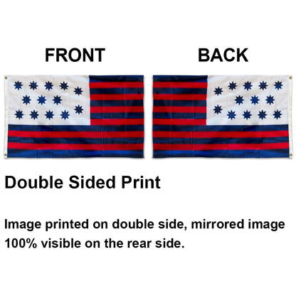 Guilford Courthouse Flag: 3x5ft Man Cave American Revolutionary War Historical Style Decor Banner