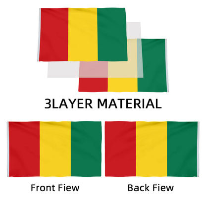 Guinea flag 3x5ft banner man cave