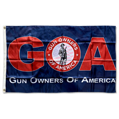 Gun Owners of America flag 3x5ft banner man cave