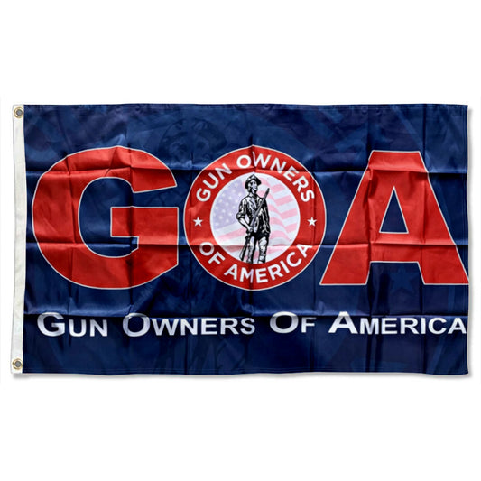 Gun Owners of America flag 3x5ft banner man cave