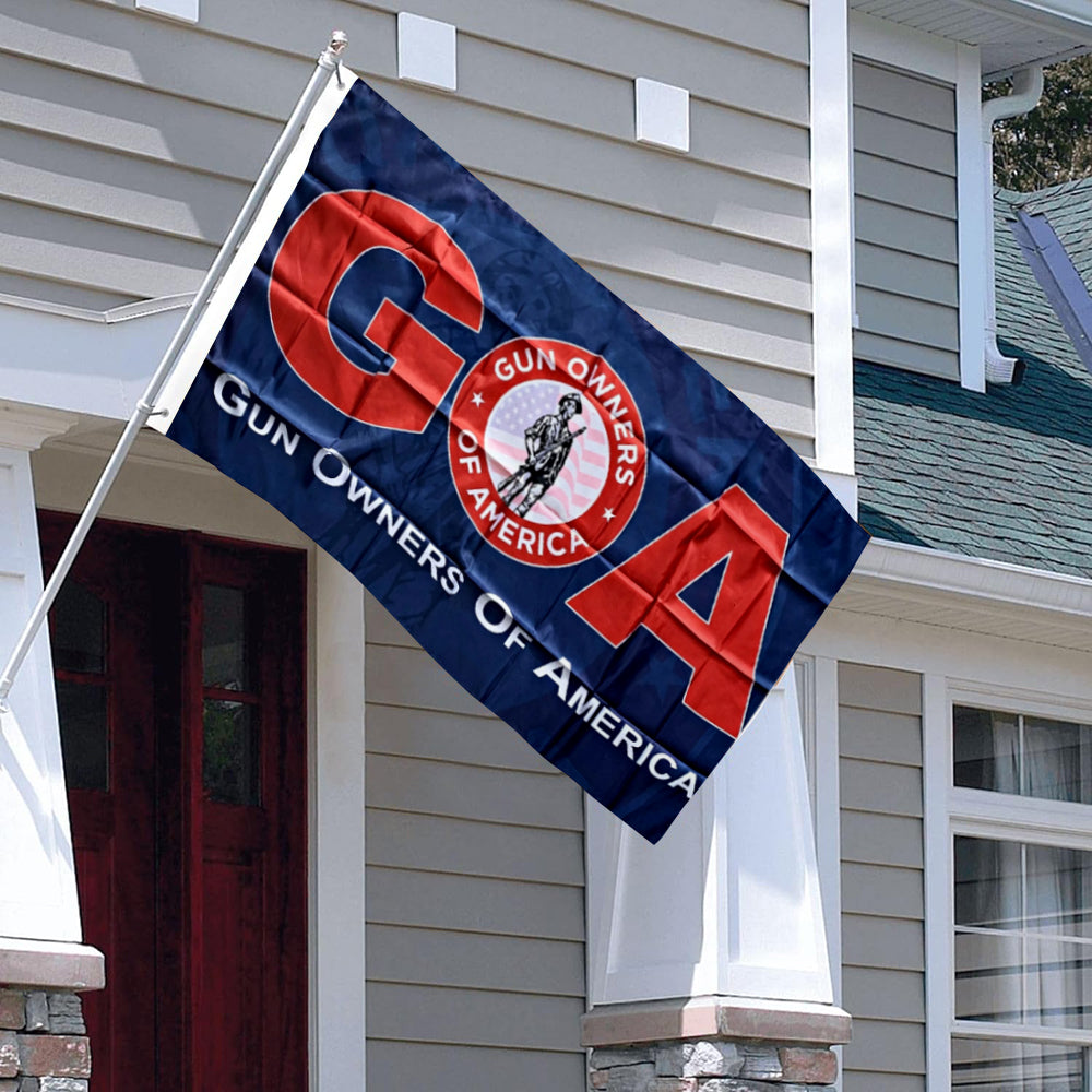 Gun Owners of America flag 3x5ft banner man cave