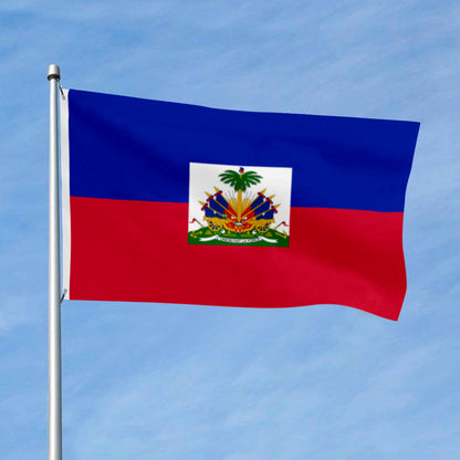 Haiti National flag 3x5ft Banner Man Cave