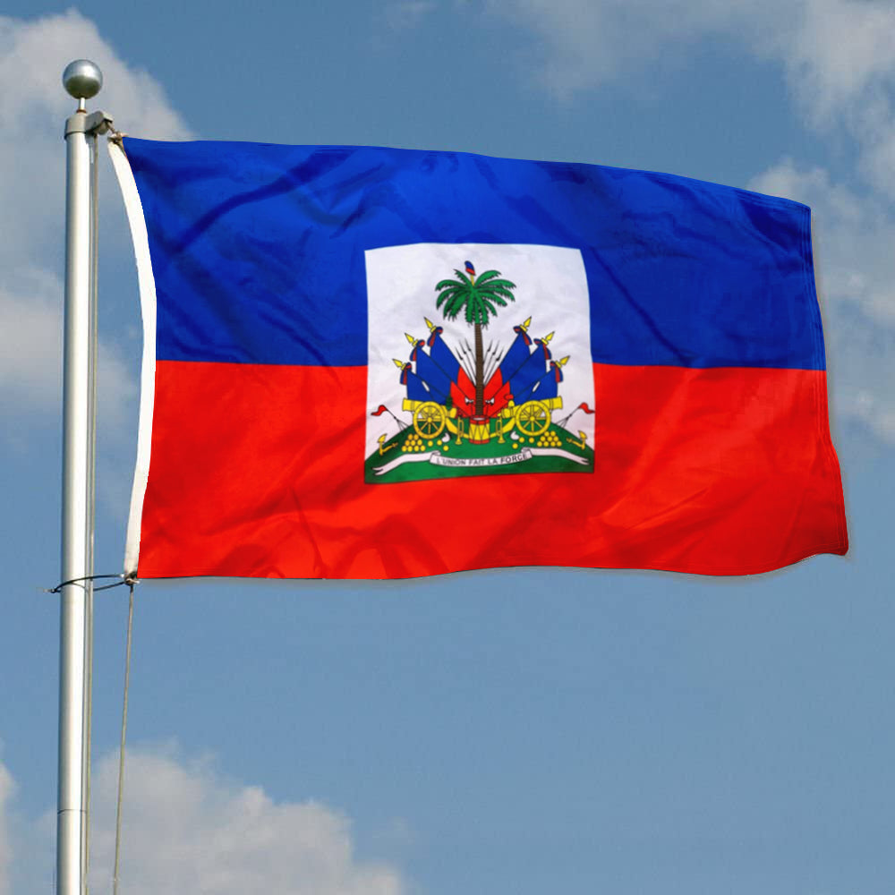 Haiti 1964-1986 flag 3x5ft banner man cave