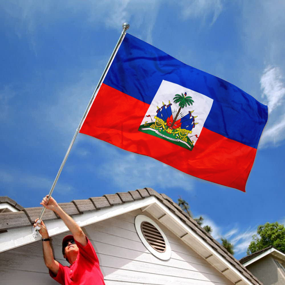 Haiti 1964-1986 flag 3x5ft banner man cave