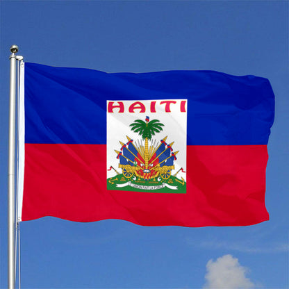Haiti flag 3x5ft banner man cave