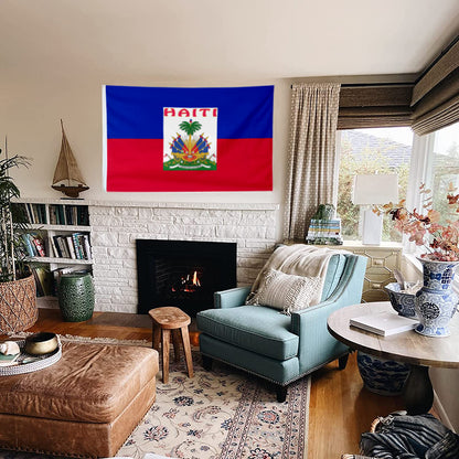 Haiti flag 3x5ft banner man cave