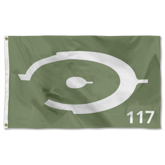 "Halo Ring 117" Theme flag 3x5ft banner man cave