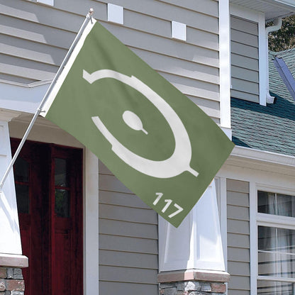 "Halo Ring 117" Theme flag 3x5ft banner man cave