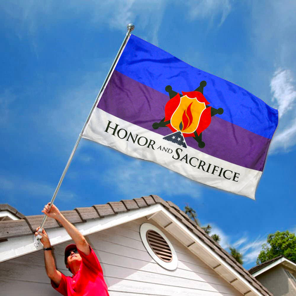 Honor and Sacrifice flag 3x5ft banner man cave