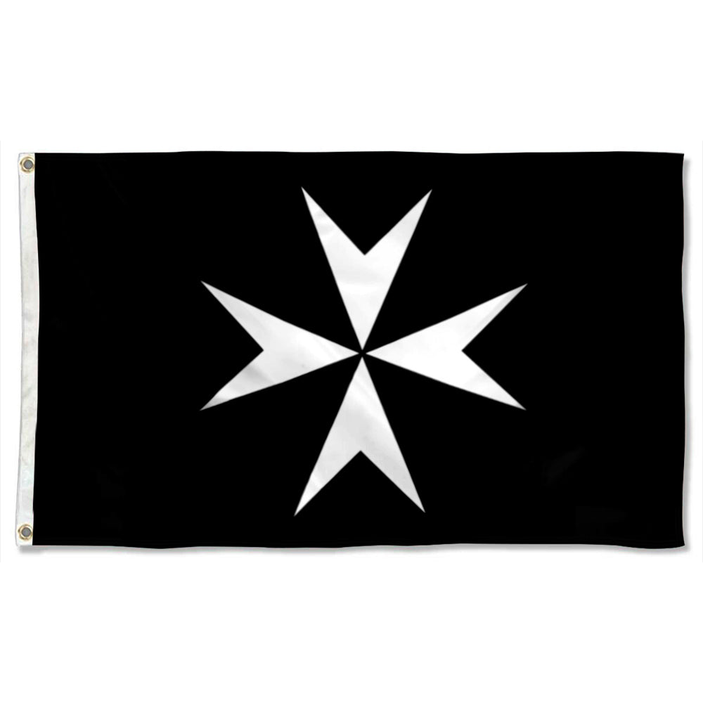 Hospitaller Christian Crusader flag 3x5ft banner man cave