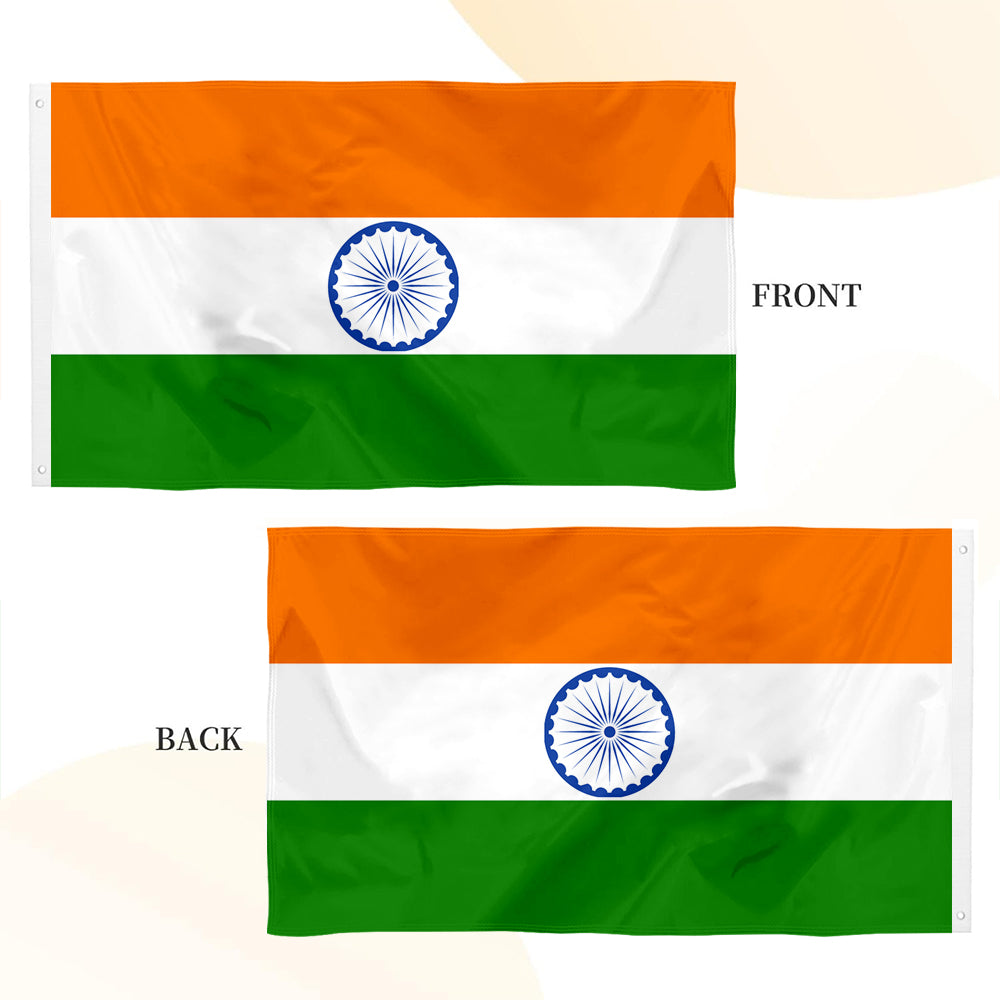 India National flag 3x5ft Banner Man Cave