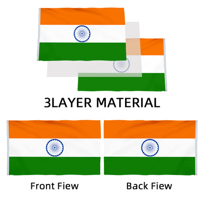 India National flag 3x5ft Banner Man Cave