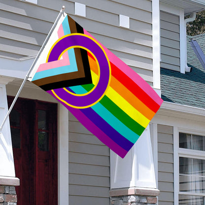 Inclusive Progressive Pride flag 3x5ft banner man cave