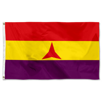 International Brigades Spanish Republic flag 3x5ft banner man cave 2