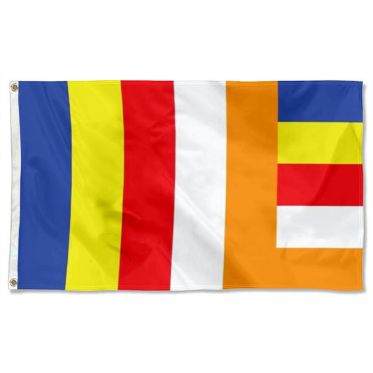 International Buddhist flag 3x5ft banner man cave