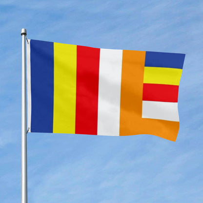 International Buddhist flag 3x5ft banner man cave