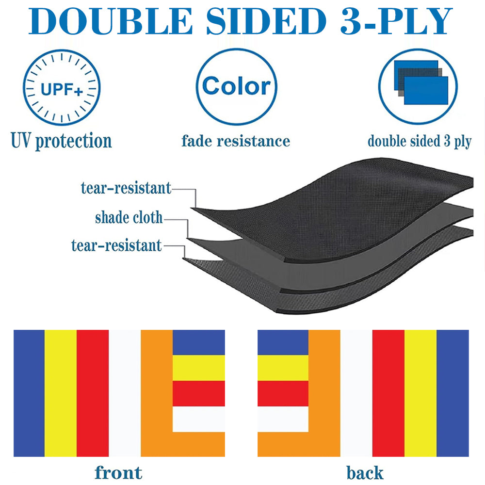 International Buddhist flag 3x5ft banner man cave