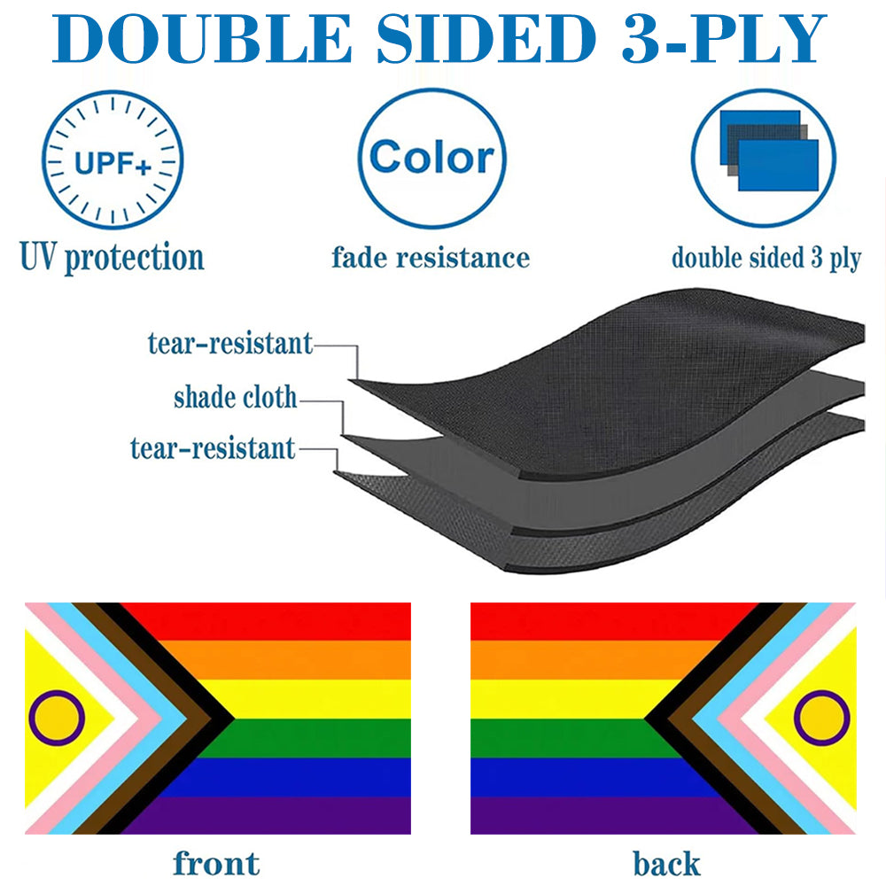 Intersex Inclusive Progress Pride flag 3x5ft banner man cave