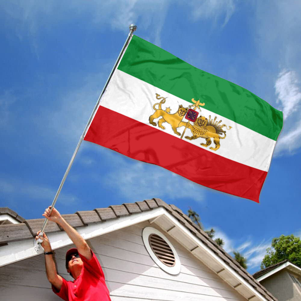 Iran Lioness and Lion flag 3x5ft banner man cave