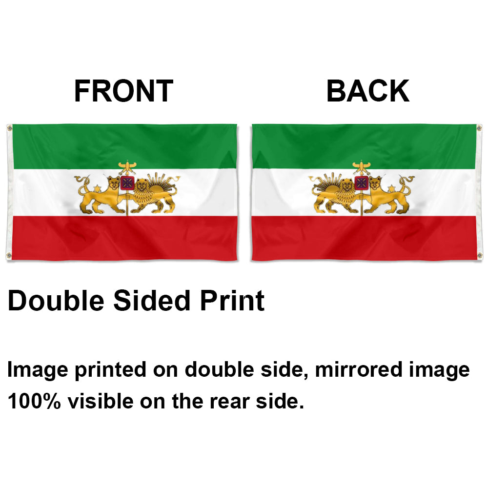 Iran Lioness and Lion flag 3x5ft banner man cave