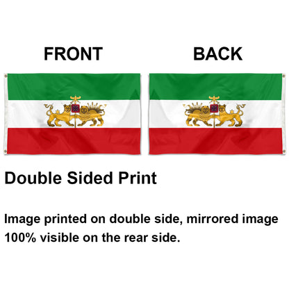 Iran Lioness and Lion flag 3x5ft banner man cave