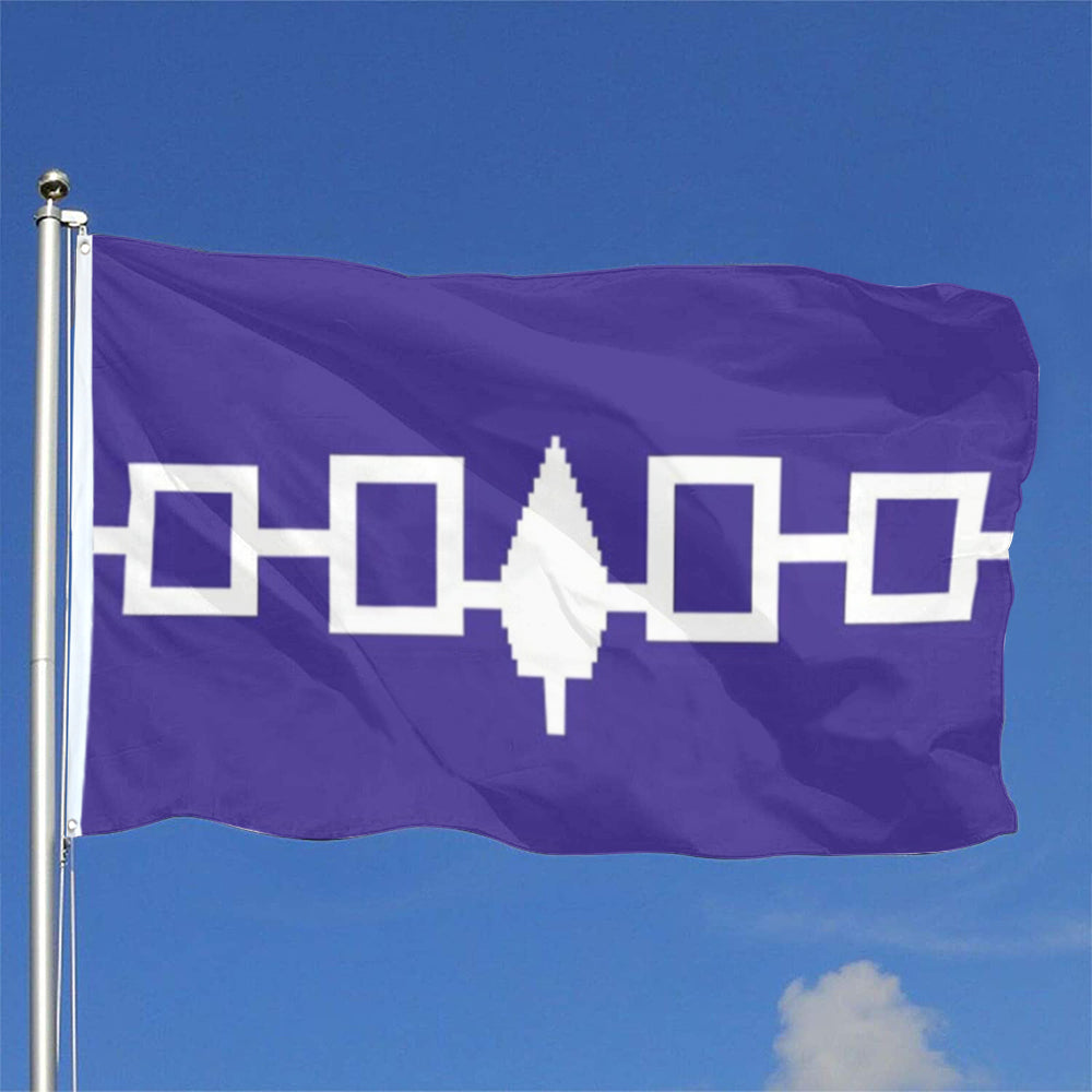 Iroquois People flag 3x5ft banner man cave