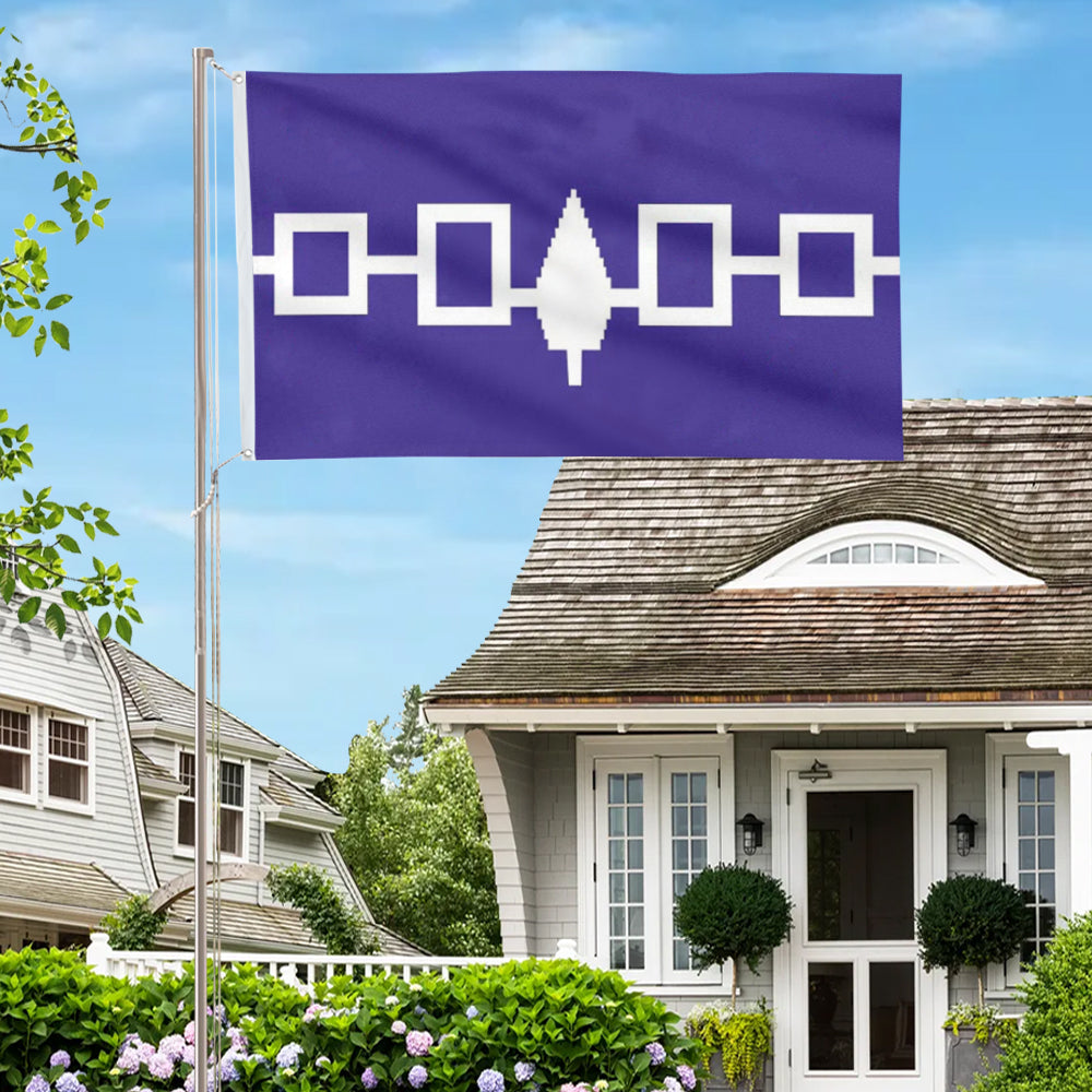 Iroquois People flag 3x5ft banner man cave