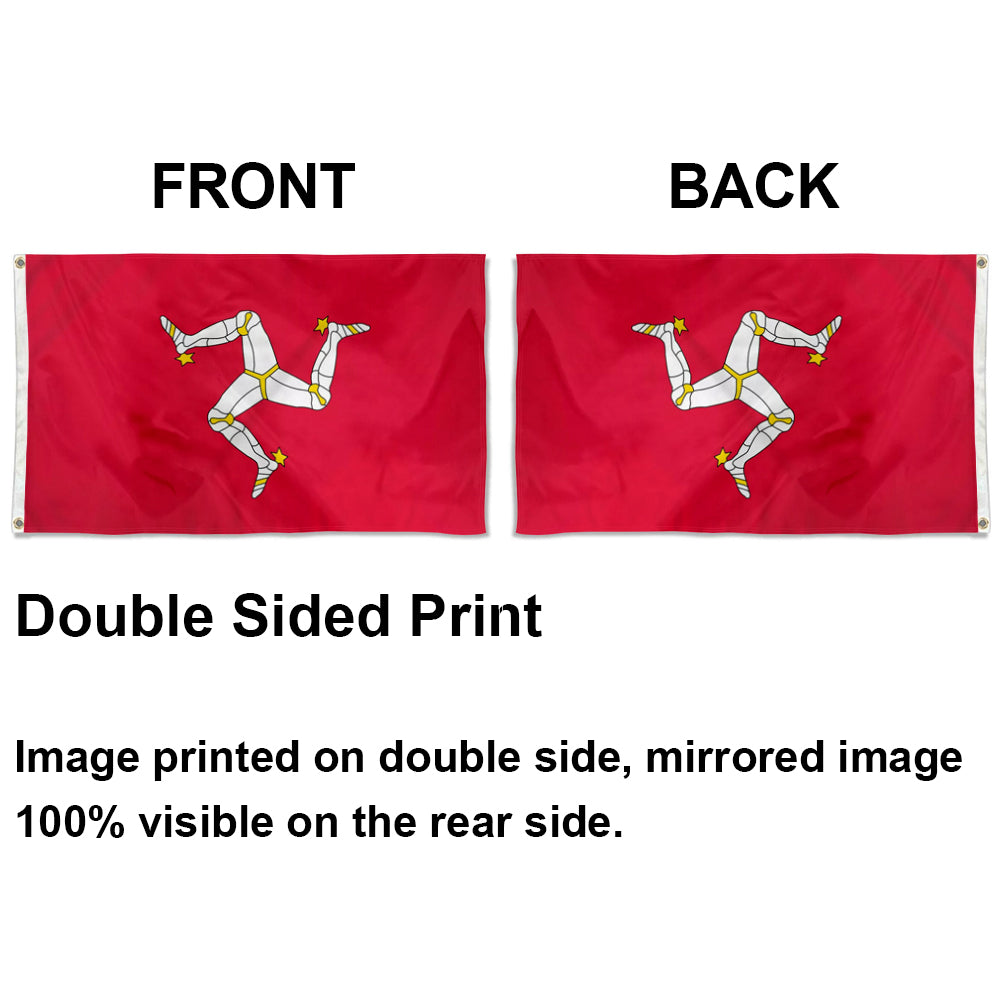 Isle of Man Manx flag 3x5ft banner man cave