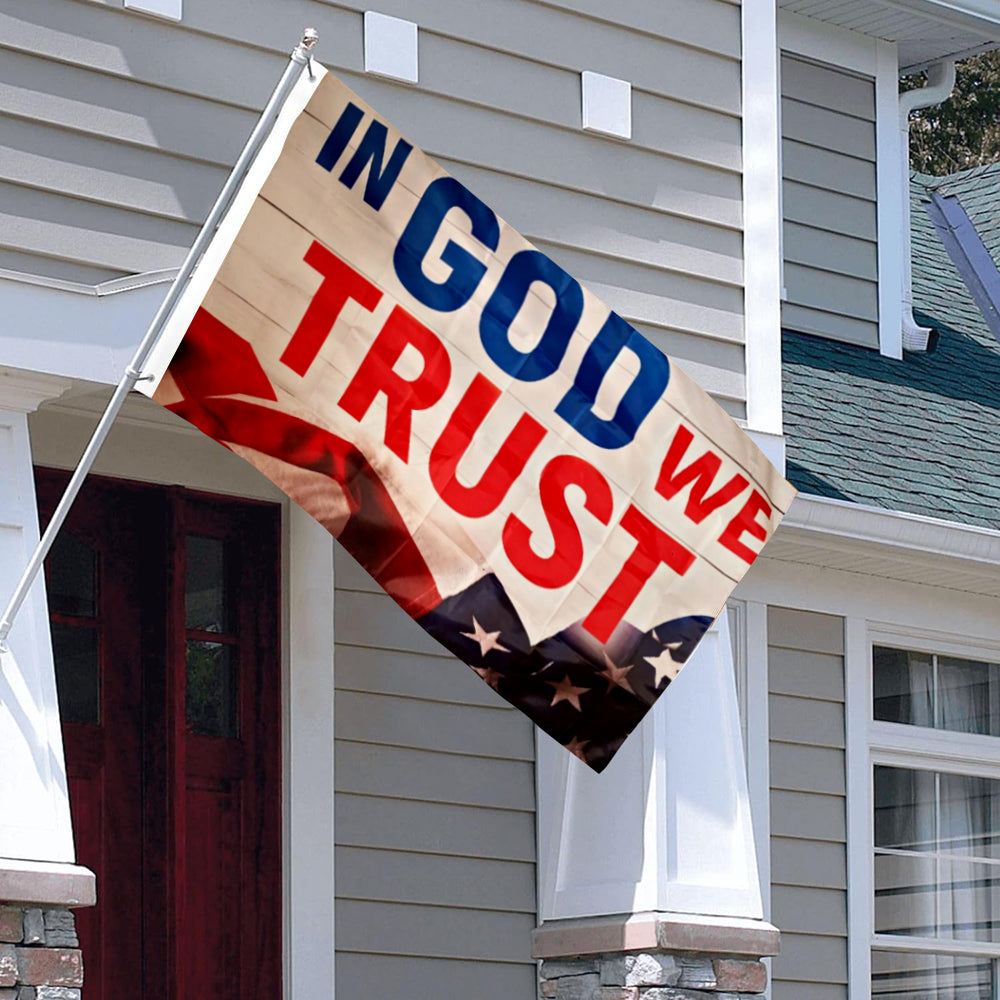 "In God We Trust" Faith Theme flag 3x5ft banner man cave