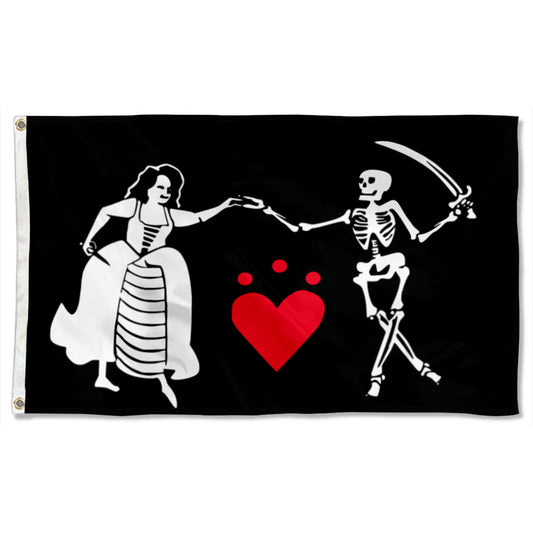 Jacquotte Delahaye Pirate flag 3x5ft banner man cave