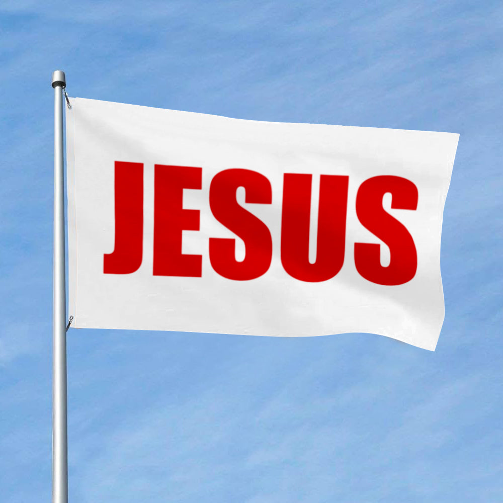 "JESUS" Faith Theme flag (Faith In God We Trust) flag 3x5ft banner man cave