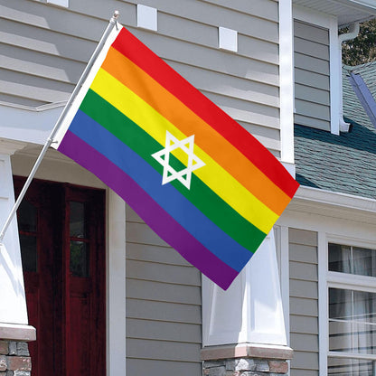 Jewish Pride flag 3x5ft banner man cave