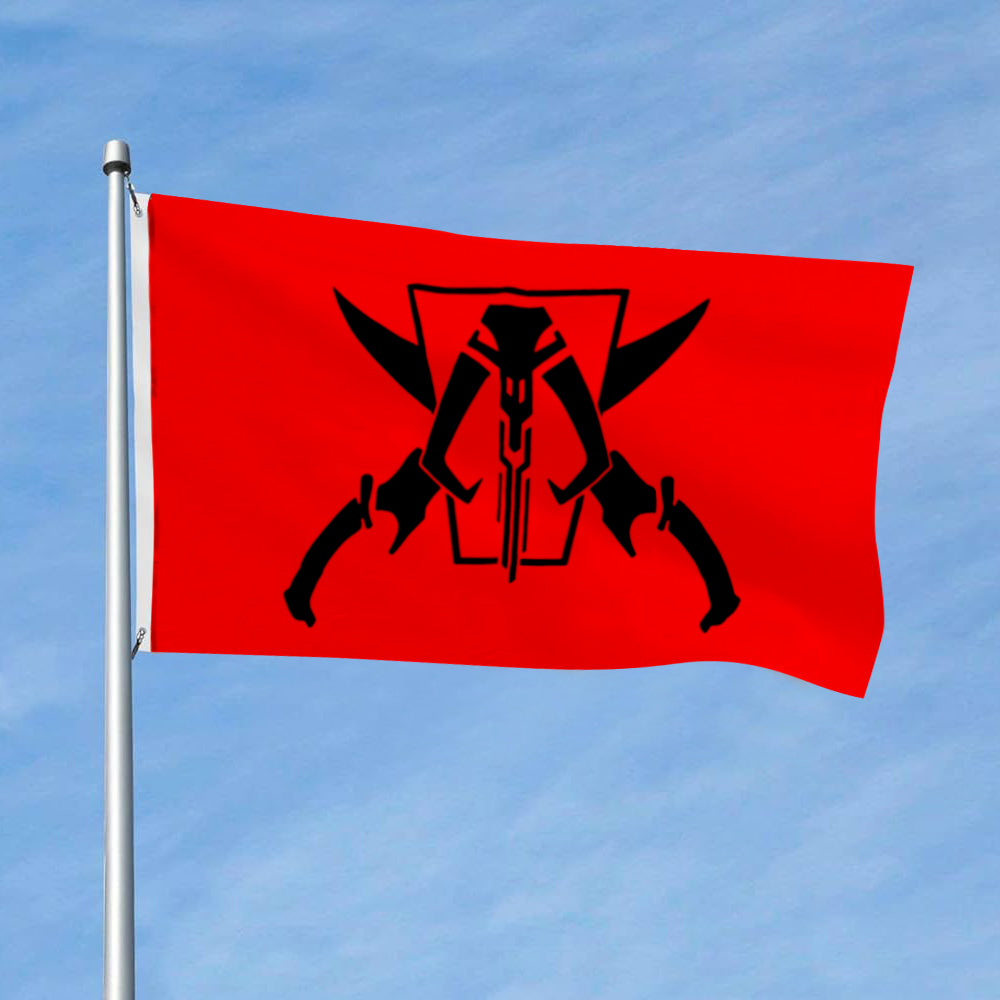 Jolly Mando Pirate flag 3x5ft banner man cave