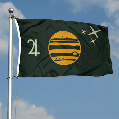 Jupiter-Themed flag 3x5ft banner man cave