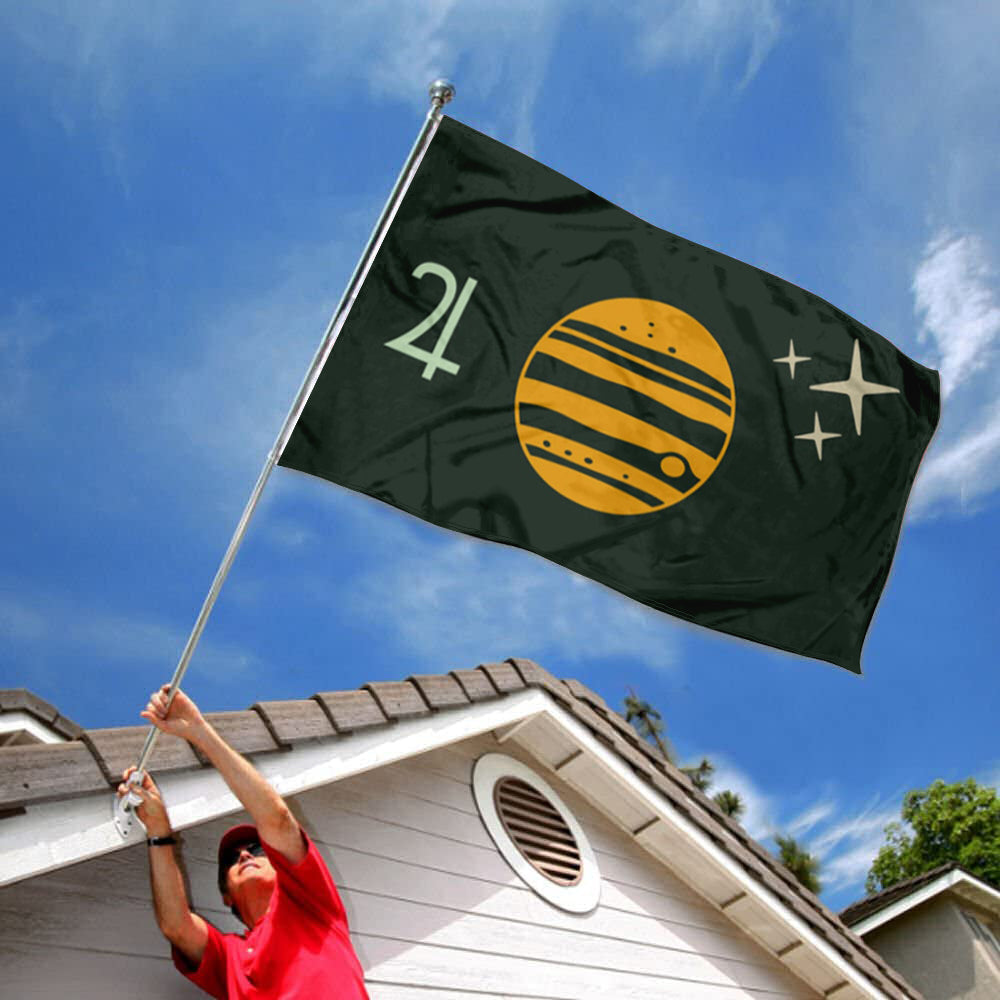 Jupiter-Themed flag 3x5ft banner man cave