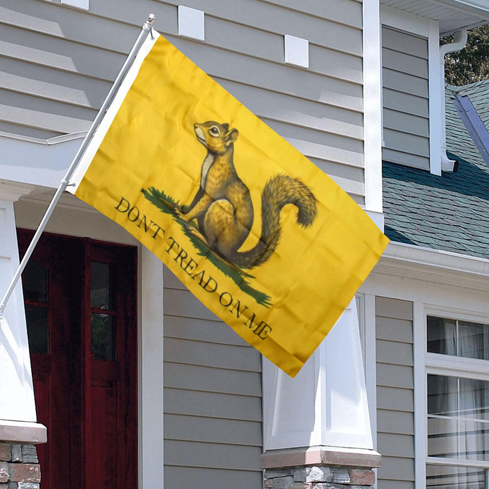 Justice for Peanut The Squirrel Don't Tread on Me flag 3x5ft banner man cave