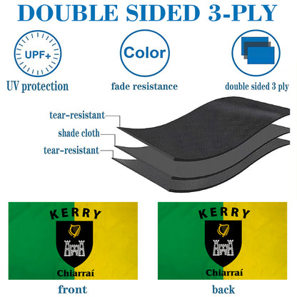 Kerry Ireland County flag 3x5ft banner man cave