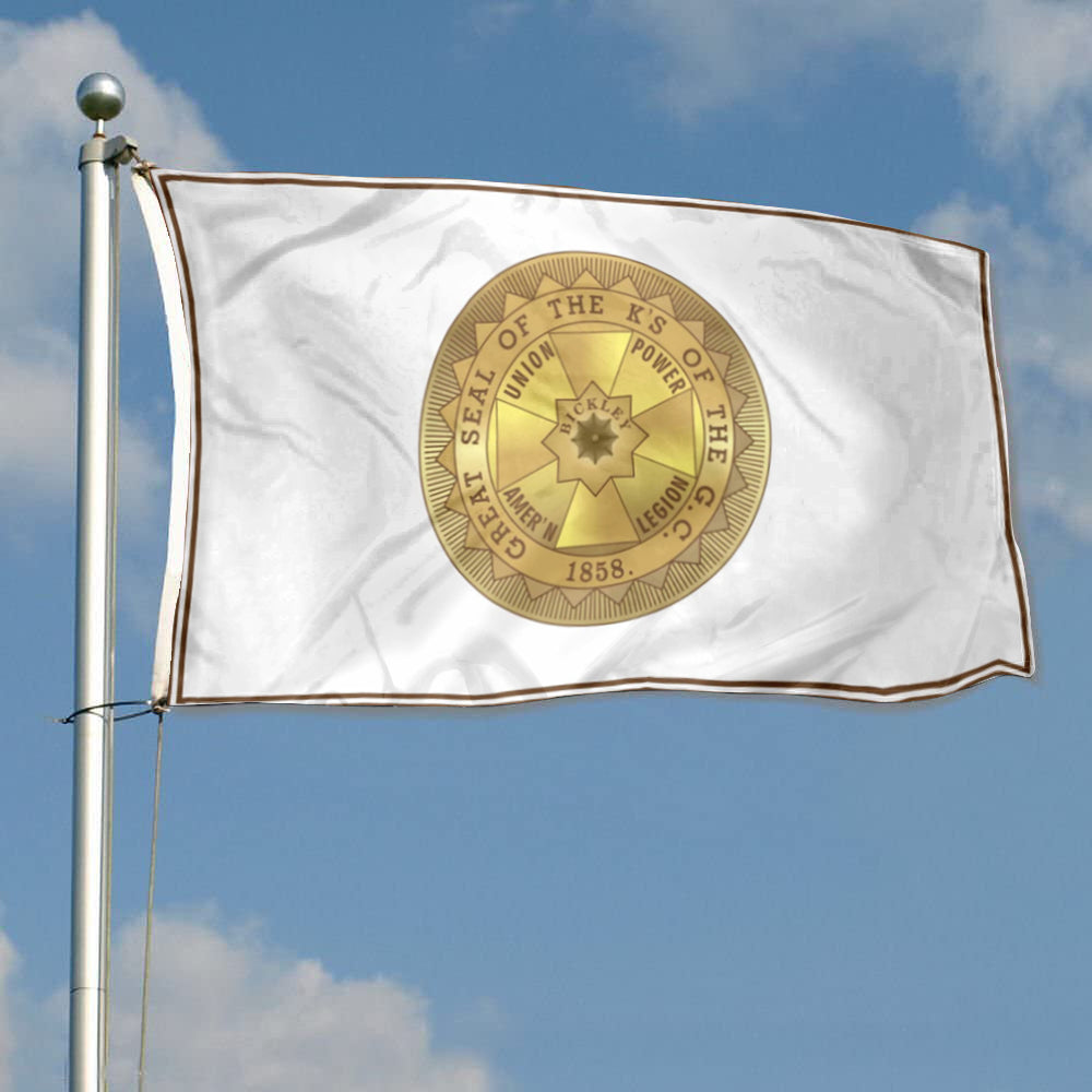 Knights of the Golden Circle KGC flag 3x5ft banner man cave