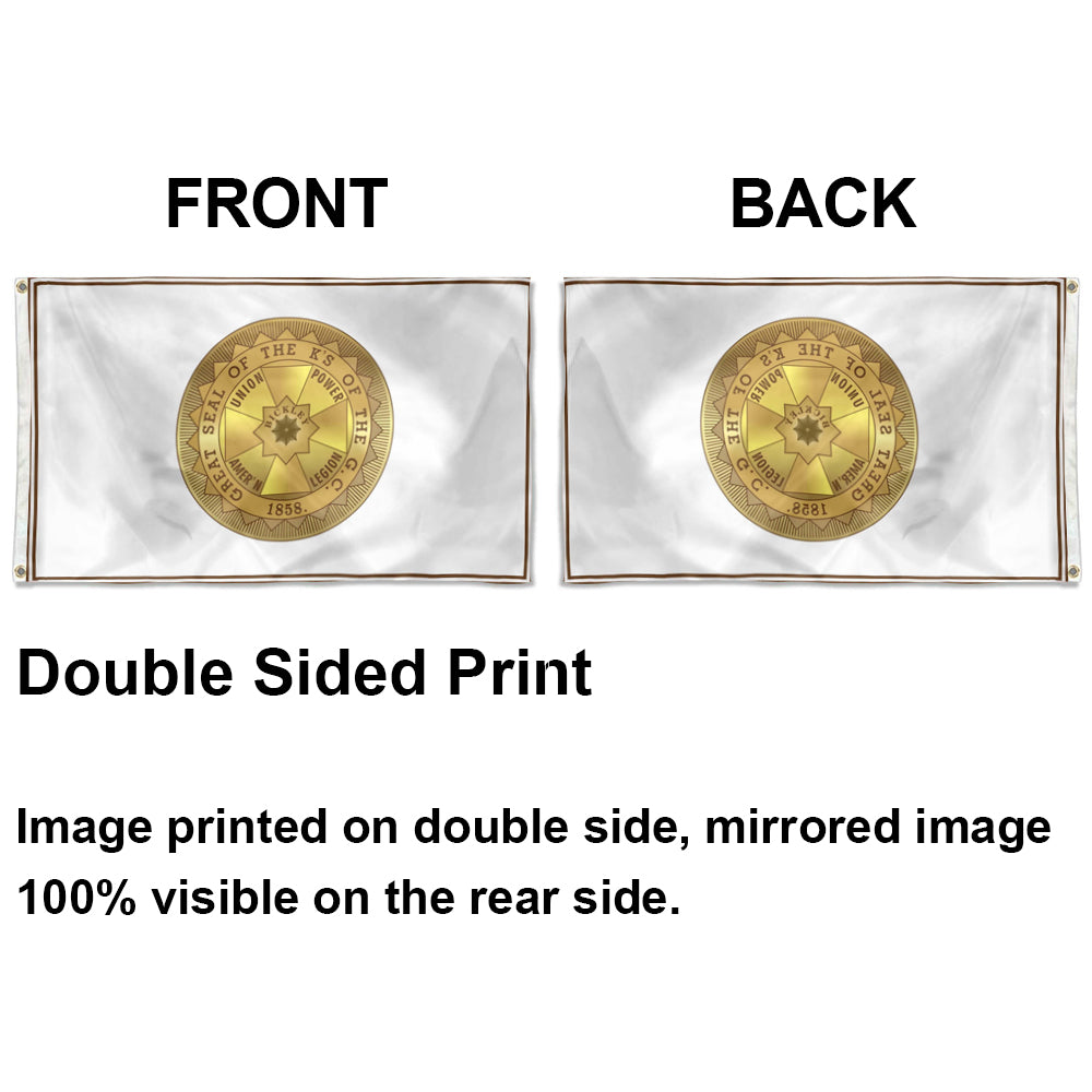 Knights of the Golden Circle KGC flag 3x5ft banner man cave