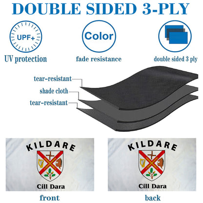 Kildare Ireland County flag 3x5ft banner man cave