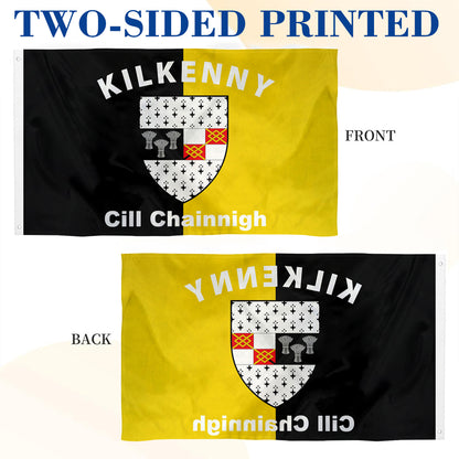 Kilkenny Ireland County flag 3x5ft banner man cave