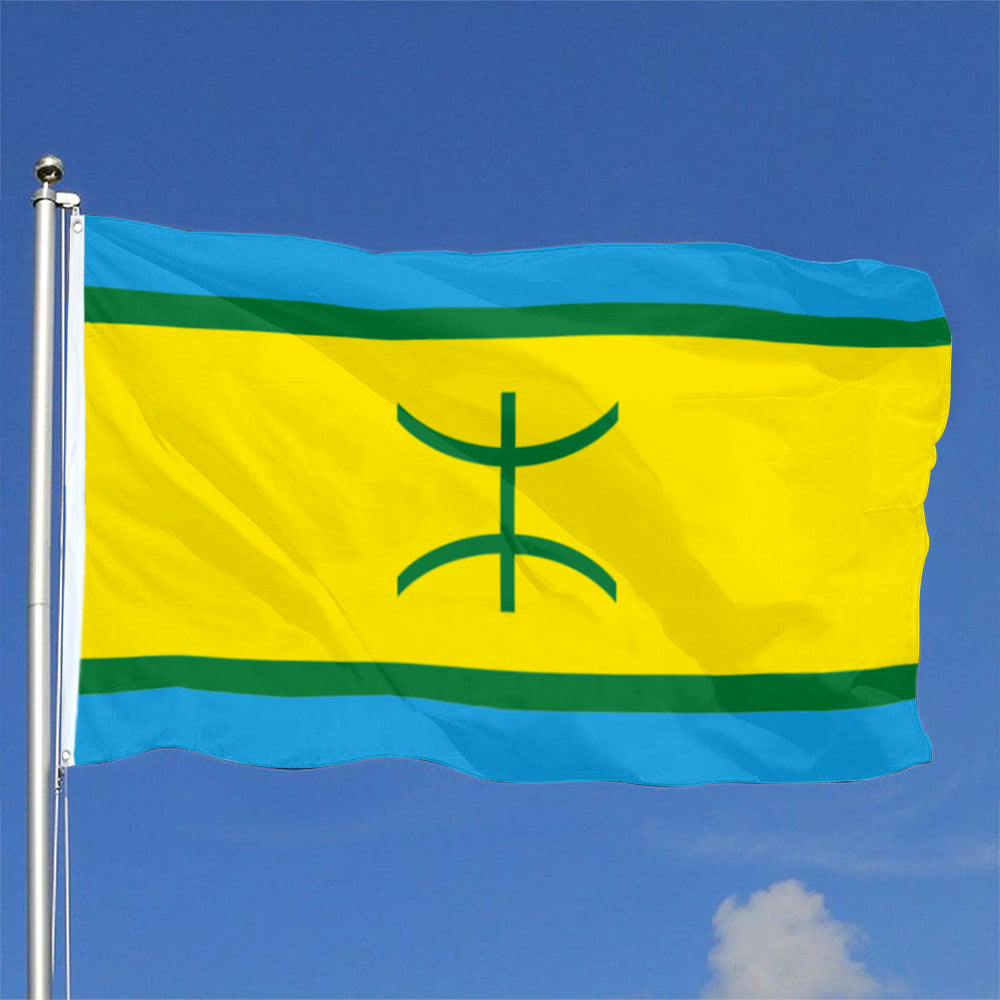 Kabyle People flag 3x5ft banner man cave
