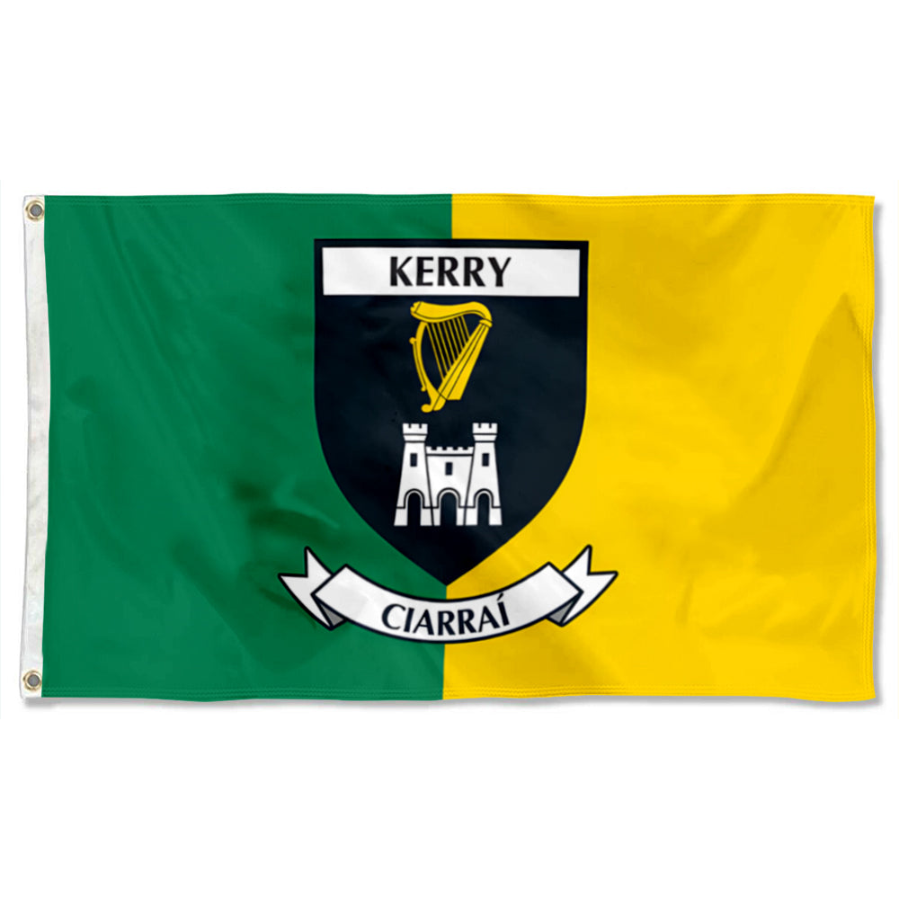 Kerry County Coat of Arms Ireland flag 3x5ft banner man cave
