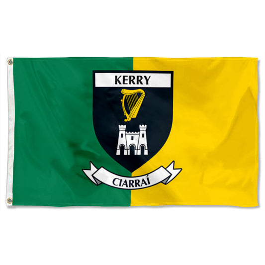 Kerry County Coat of Arms Ireland flag 3x5ft banner man cave