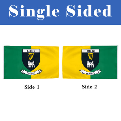 Kerry County Coat of Arms Ireland flag 3x5ft banner man cave