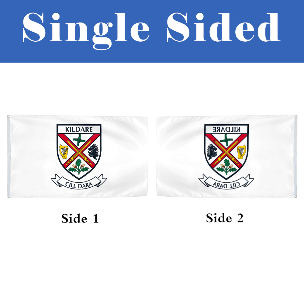 Kildare County Coat of Arms Ireland flag 3x5ft banner man cave