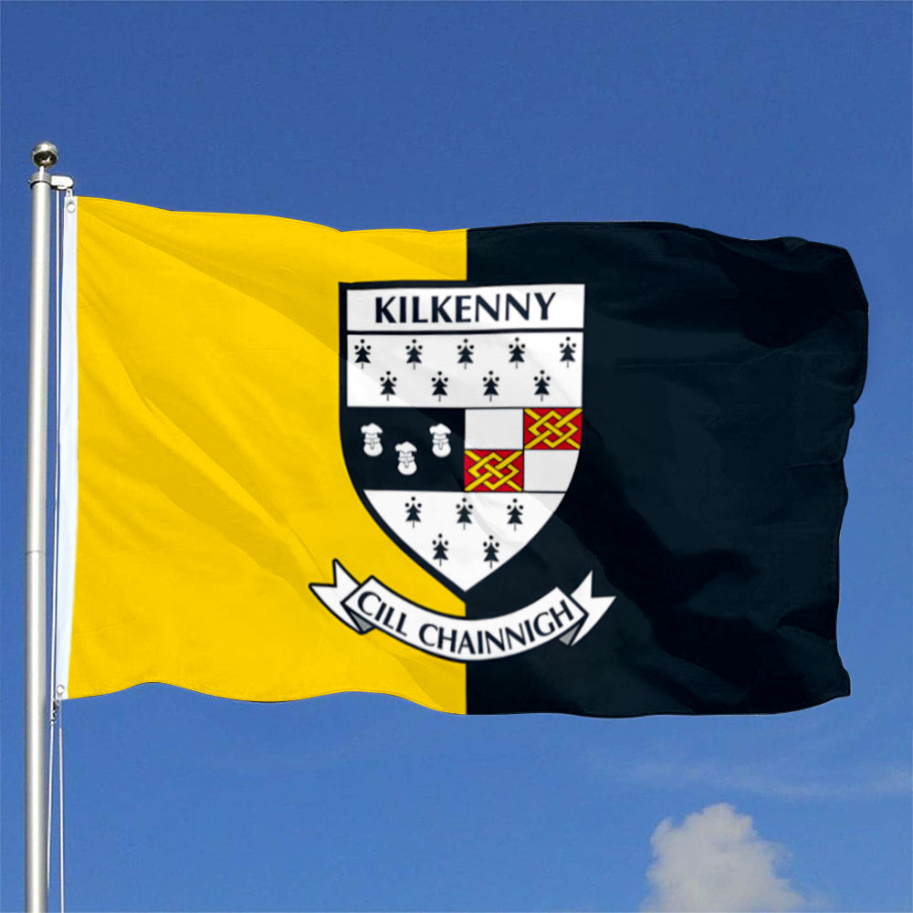Kilkenny County Coat of Arms Ireland flag 3x5ft banner man cave
