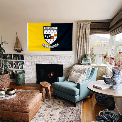 Kilkenny County Coat of Arms Ireland flag 3x5ft banner man cave