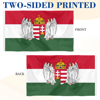 Kingdom of Hungary flag 3x5ft banner man cave