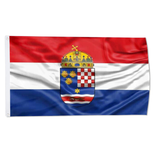Kingdom of Croatia-Slavonia flag 3x5ft banner man cave